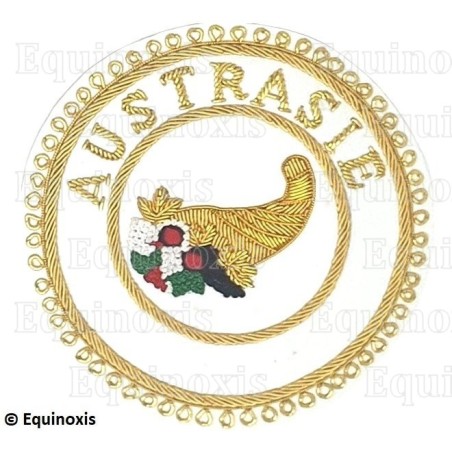 Badge / Macaron GLNF – Grande tenue provinciale – Grand Intendant – Austrasie – Brodé main